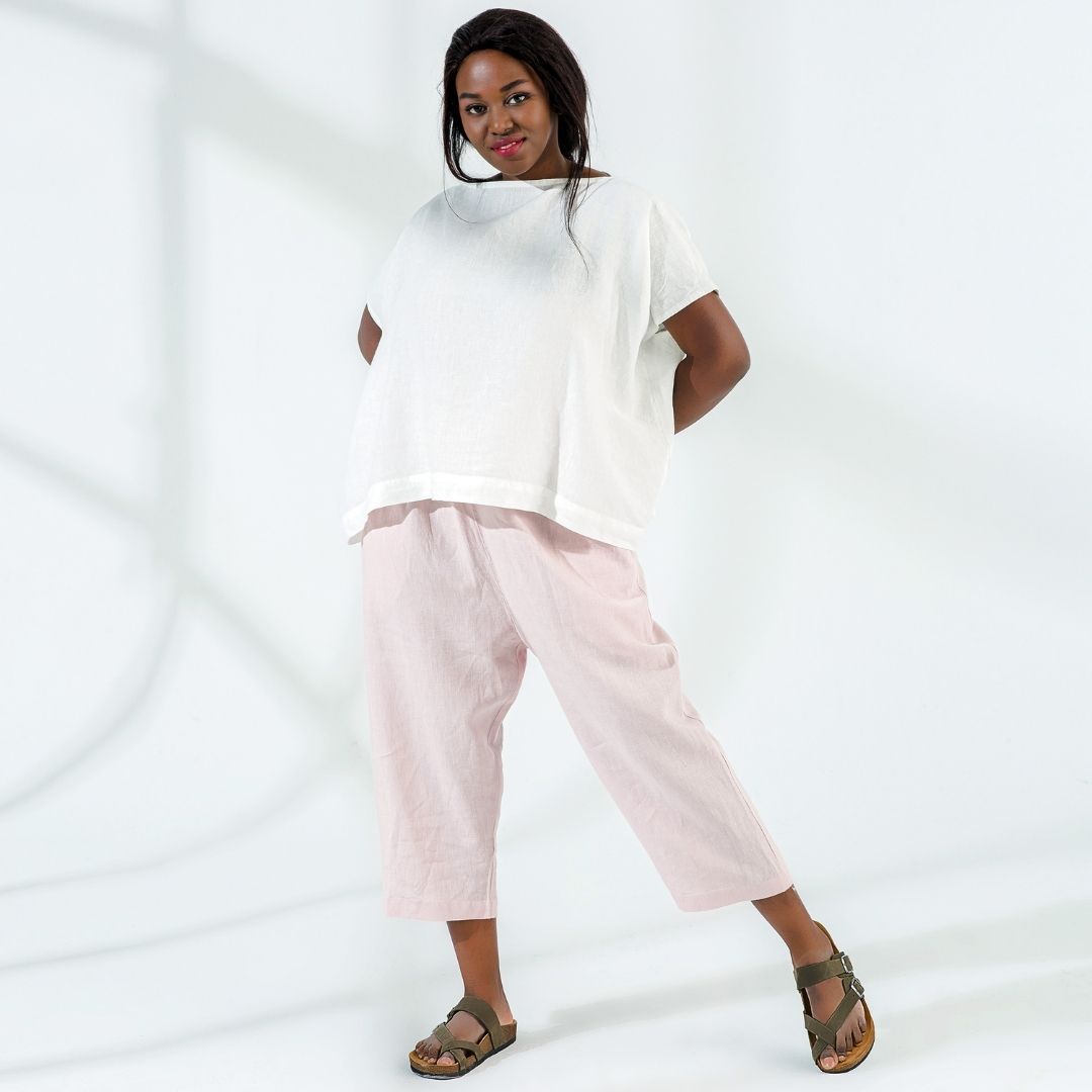 Casual Linen Women Pants