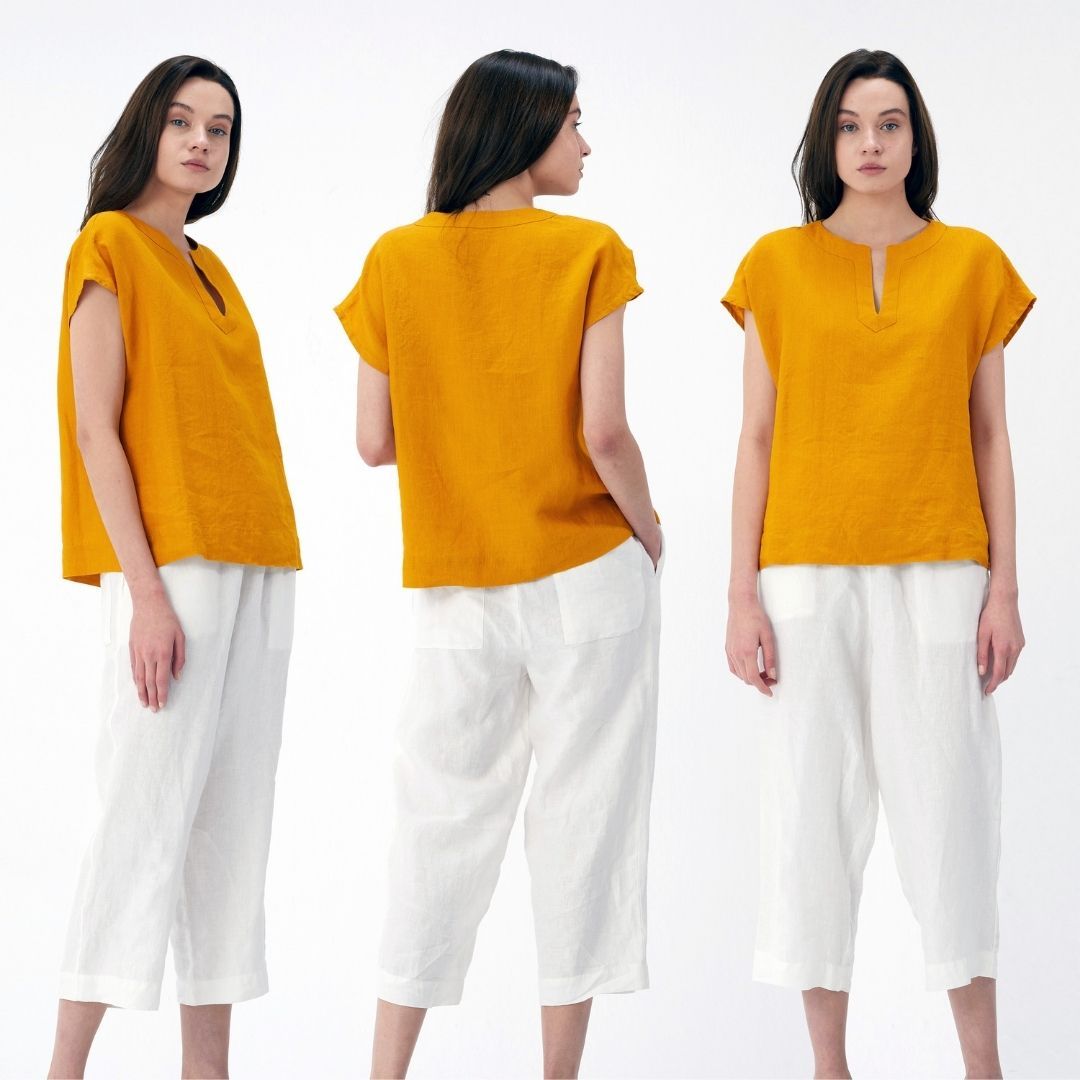 Linen Summer Top for women