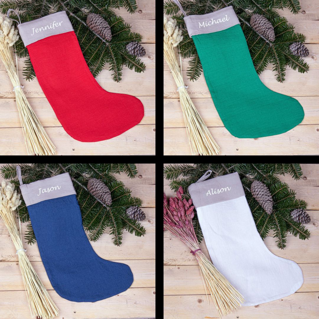 Birth Flower Christmas Stockings